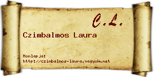 Czimbalmos Laura névjegykártya